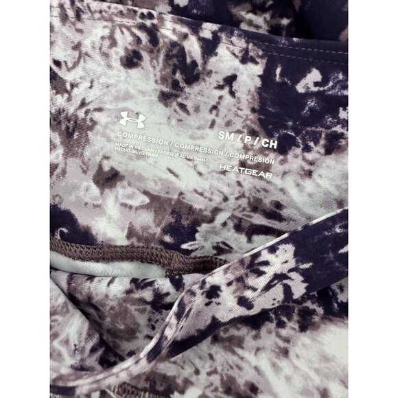 Under armour compressiond women's leggings active wear pants printed size SM/P - Picture 7 of 11